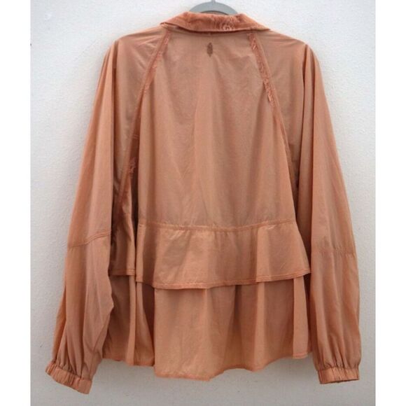 FP Movement OB1132530 Women's Sz M Muted Orange/Apricot Namaslay Jacket - Picture 2 of 8